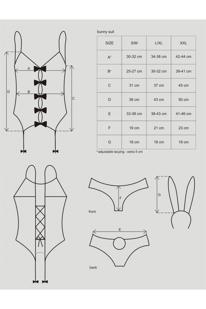 Ігровий костюм кролика Obsessive Bunny suit costume