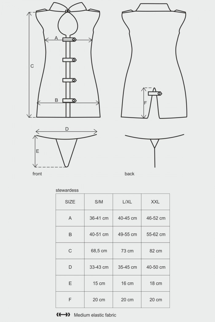 Костюм стюардессы Obsessive Stewardess costume