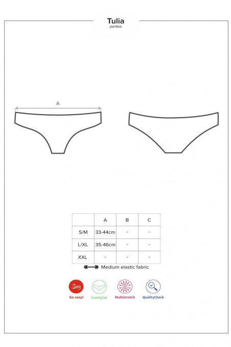Трусики-бразилианы Obsessive Tulia