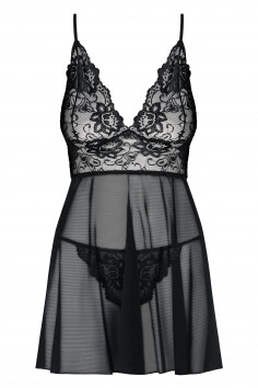 Сорочка с кружевным лифом Obsessive Idillia babydoll  — Заказать онлайн с доставкой 2