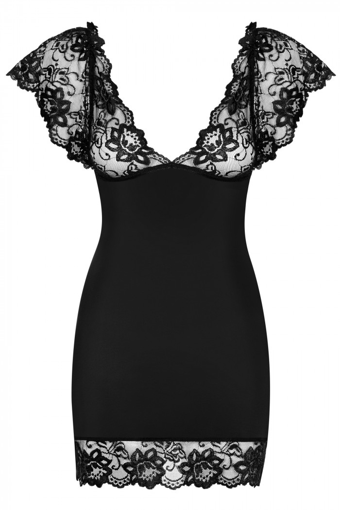 Сорочка с трусиками Obsessive Idillia chemise