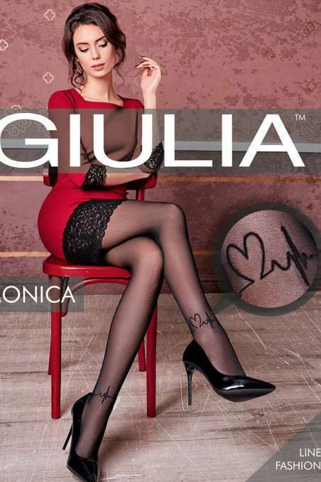Колготки с тату Giulia MONICA 07