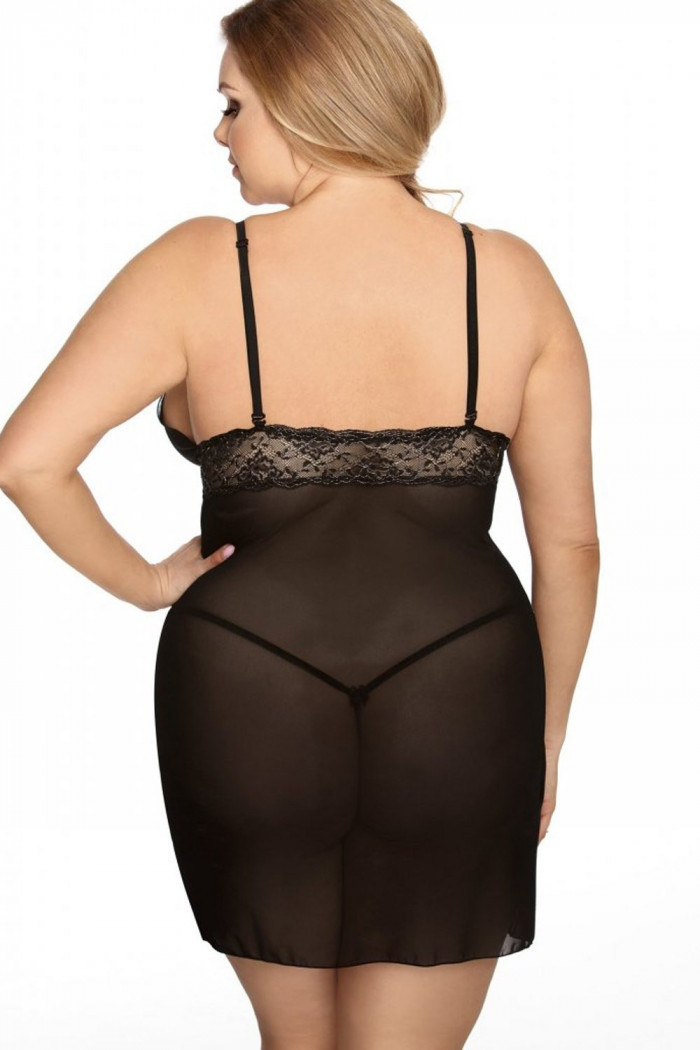 Прозрачная сорочка с трусиками Anais Valencia Size Plus