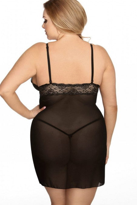 Прозрачная сорочка с трусиками Anais Valencia Size Plus