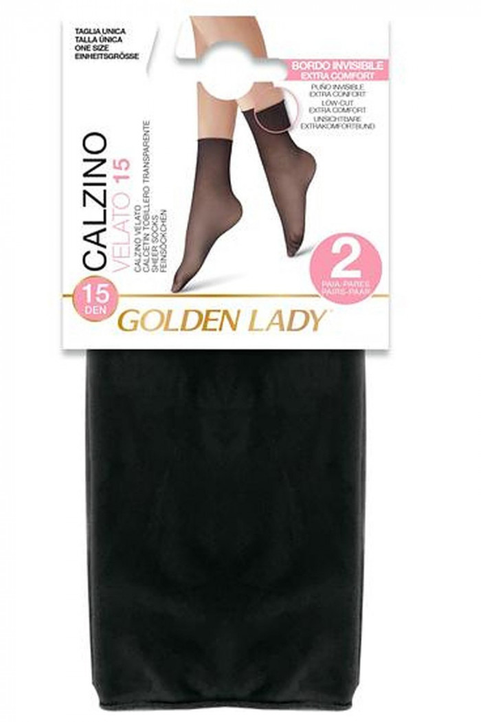 Шкарпетки жіночі без гумки Golden Lady Velato 15 (2 пари)
