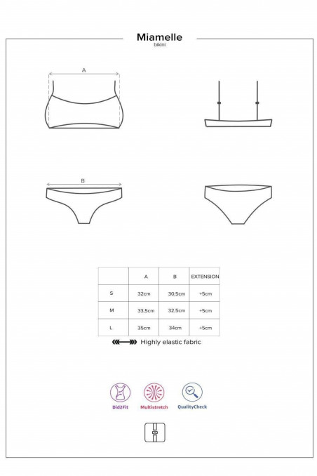 Купальник-бикини раздельный Obsessive Miamelle