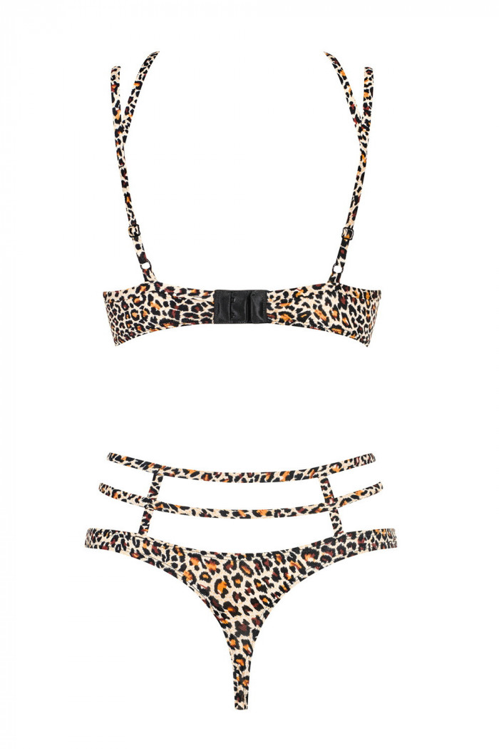 Комплект с полуоткрытым бюстом Obsessive Selvy set