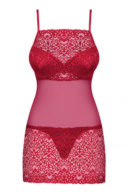 Сорочка со стрингами Obsessive Lividia Chemise