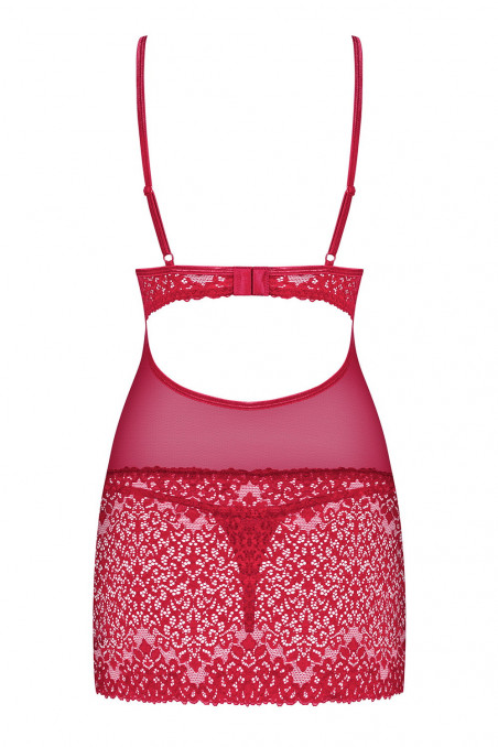 Сорочка со стрингами Obsessive Lividia Chemise