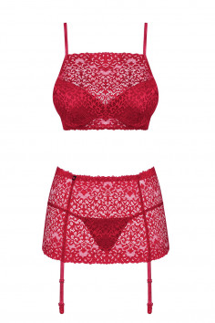 Комплект з широким поясом Obsessive Lividia set 2