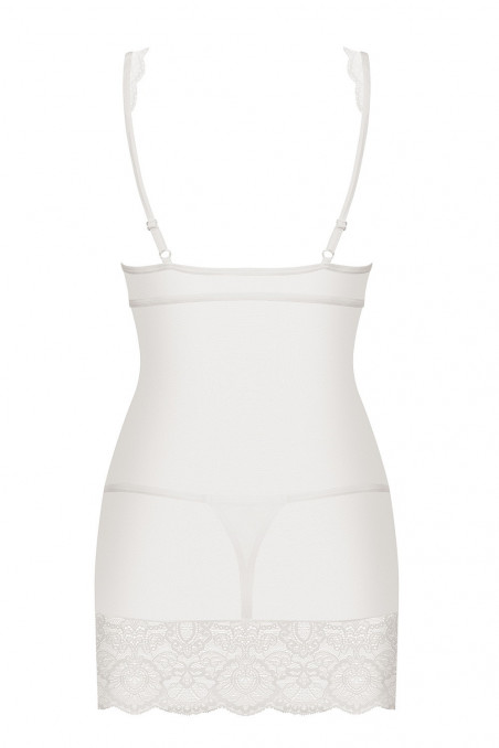 Сорочка прозрачная со стрингами Obsessive 853-CHE-2