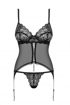 Корсет с трусиками Obsessive Contica corset 2