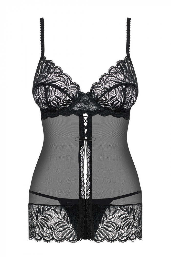 Пеньюар с трусиками Obsessive Contica babydoll