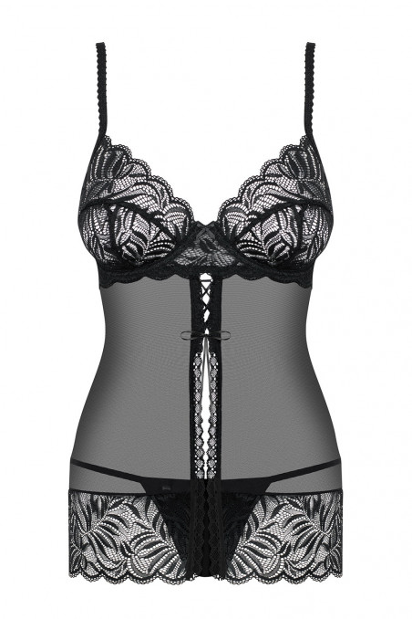 Пеньюар с трусиками Obsessive Contica babydoll