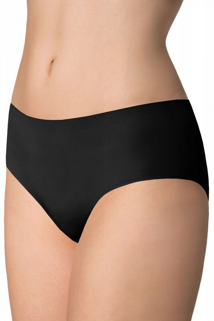 Трусики-слип бесшовные черные Julimex Simple