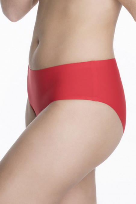 Трусики бесшовные красные Julimex Simple Red