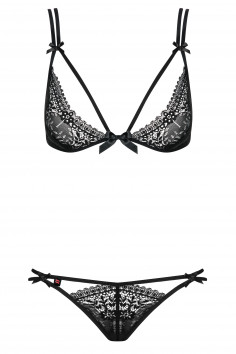 Комплект белья кружевной Obsessive Intensa set  — Заказать онлайн с доставкой 2