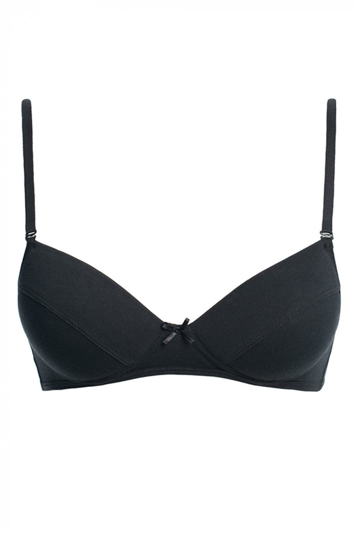 Бюстгальтер підлітковий бавовняний Key TBC 024 Black