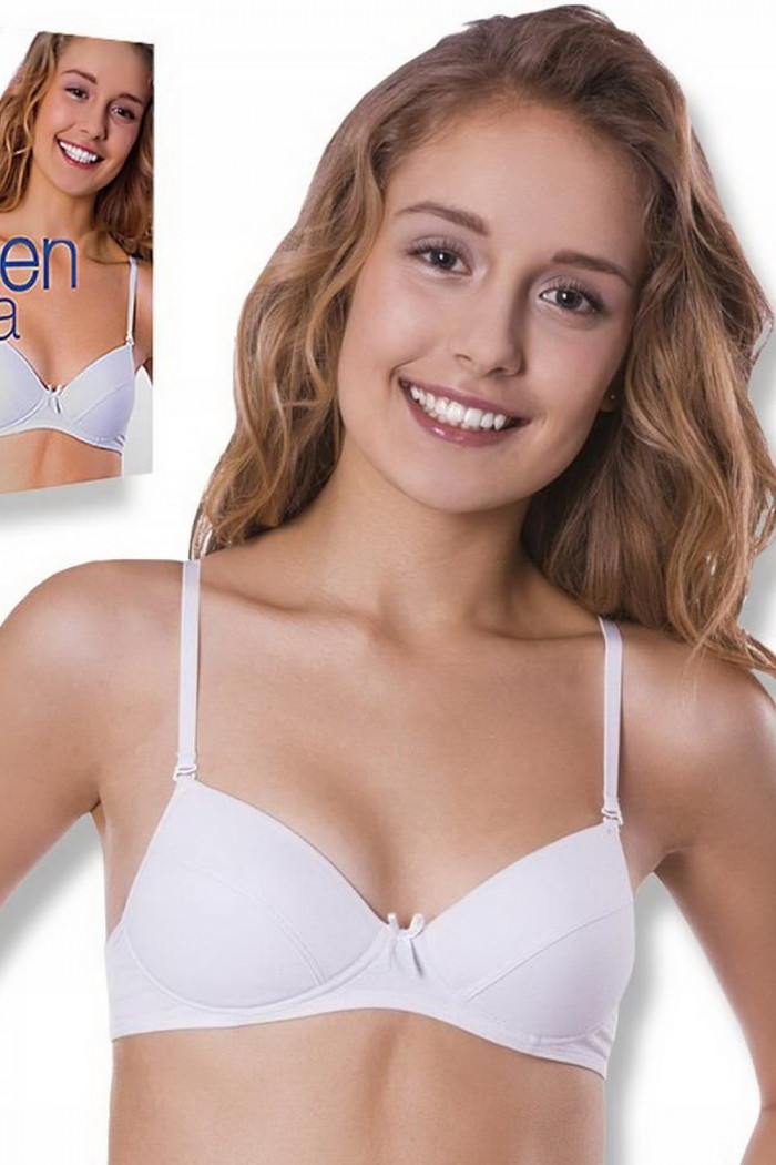 Бюстгальтер підлітковий бавовняний Key TBC 024 Nude