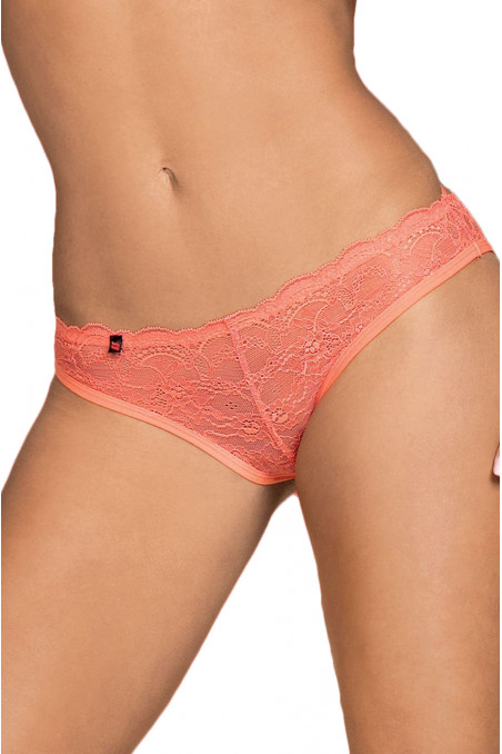 Трусики коралловые Obsessive Frivolla