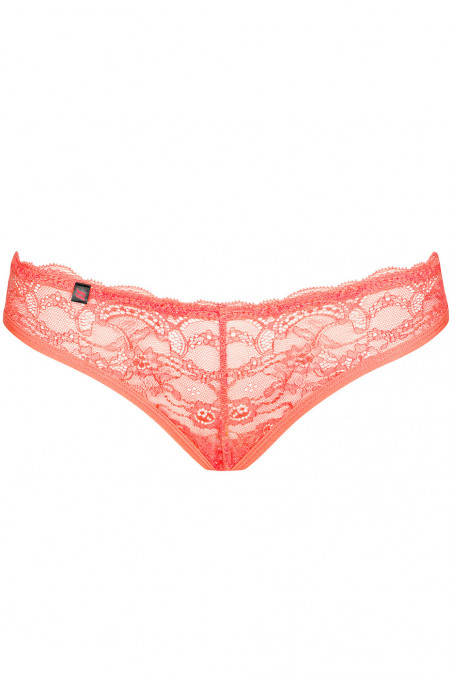 Трусики коралловые Obsessive Frivolla