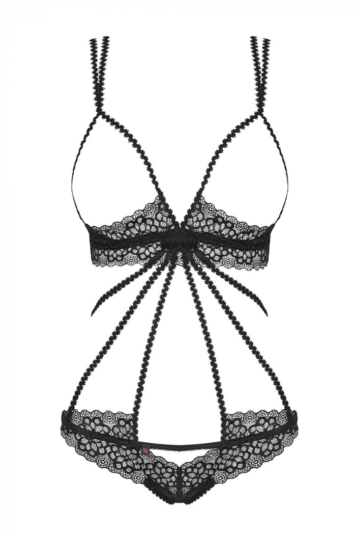 Боди с открытой грудью Obsessive Liferia