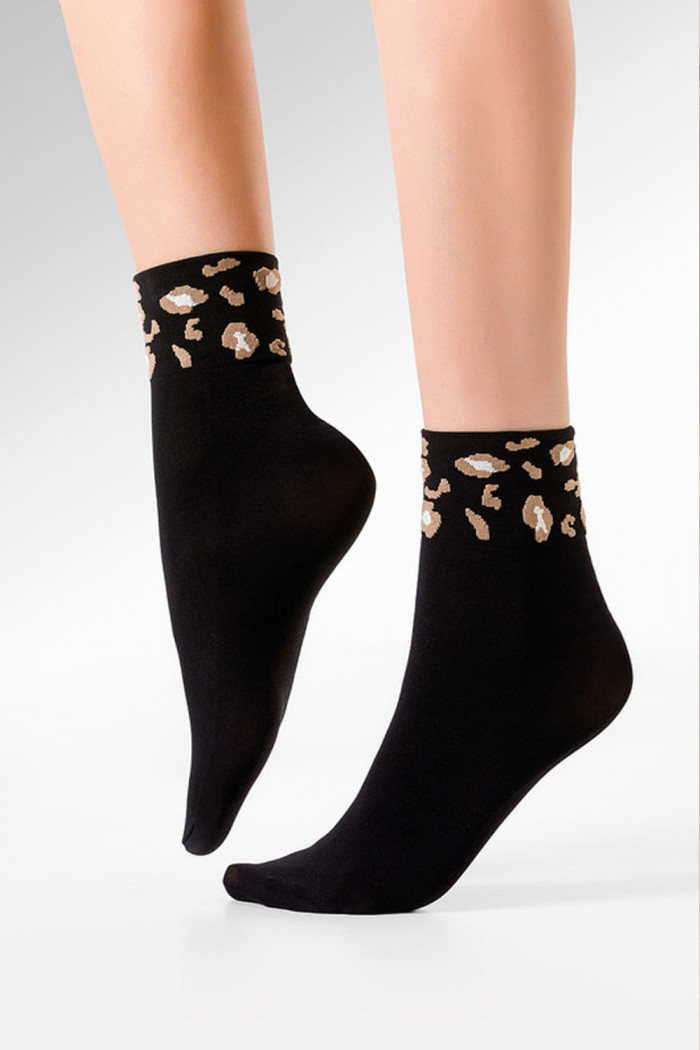 Носочки плотные с принтом Gabriella Uma 60 den