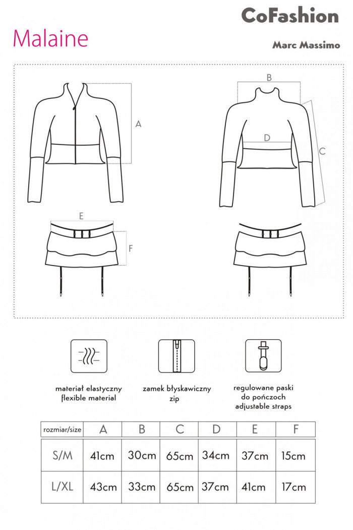 Комплект з латексу Cofashion Malaine