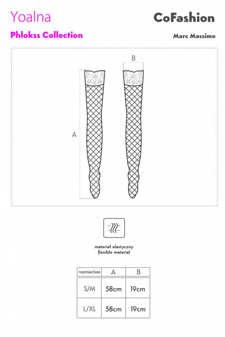 Панчохи-сітка під пояс Cofashion Yoalna