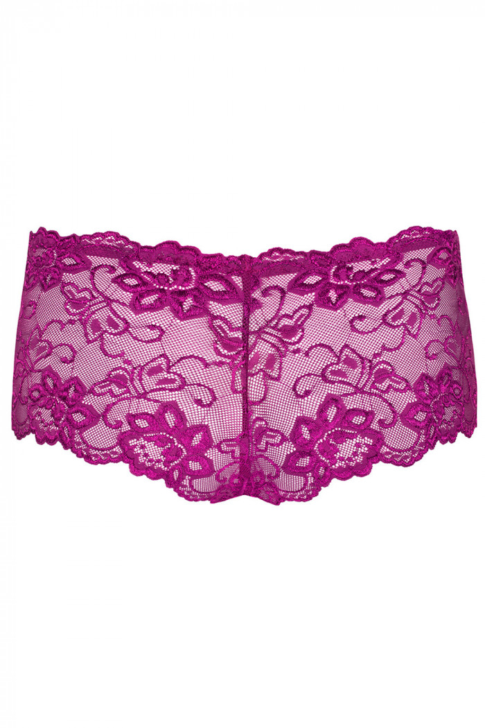 Шортики кружевные Obsessive Idillia Фиолетовые