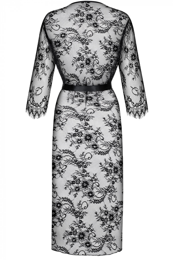 Халат кружевной Obsessive Lashy Peniuar