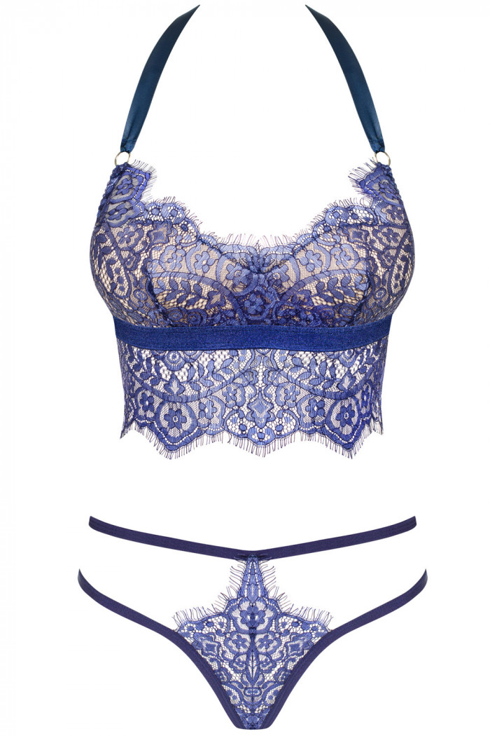 Комплект кружевной Obsessive Flowlace Set