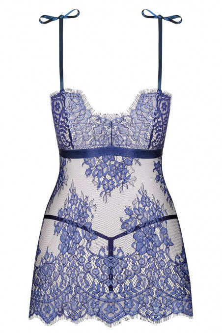 Бебидолл кружевной с трусиками Obsessive Flowlace babydoll