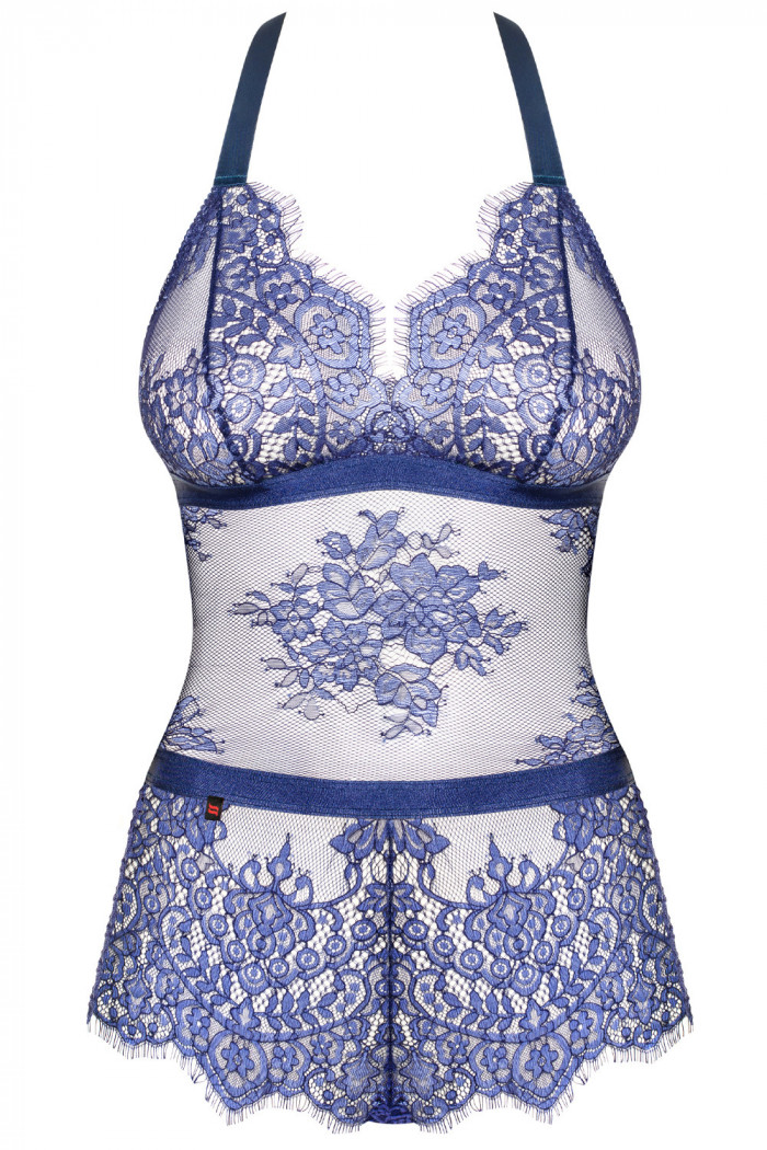 Боди кружевное Obsessive Flowlace Teddy