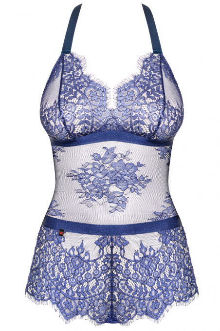 Боді мереживне Obsessive Flowlace Teddy
