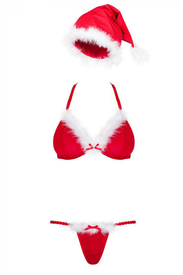 Комплект новогодний Obsessive Santastic Set Costume
