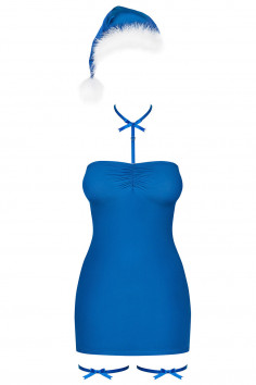 Сорочка з новорічними аксесуарами Obsessive Kissmas chemise 2