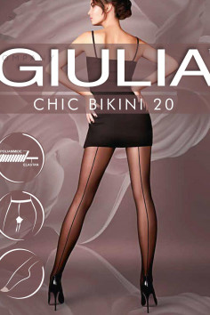 Колготки зі стрілкою ззаду GIULIA Chic 20 bikini — Купити в Dorin.shop | Ціна, Фото 2