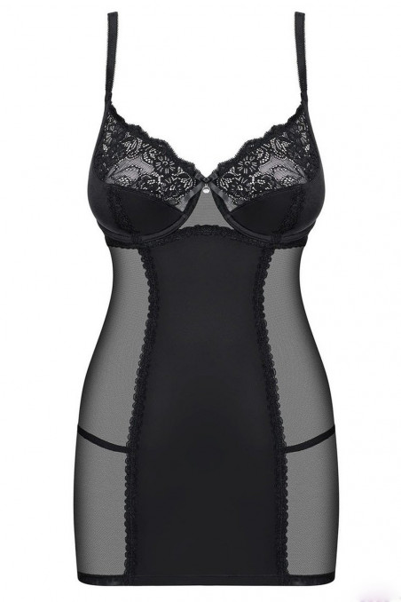 Сорочка облегающая с трусиками Obsessive Amallie Chemise