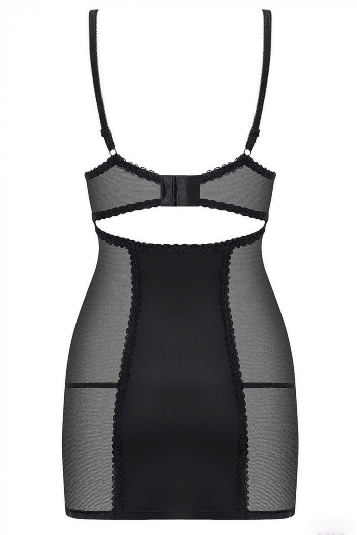 Сорочка облегающая с трусиками Obsessive Amallie Chemise