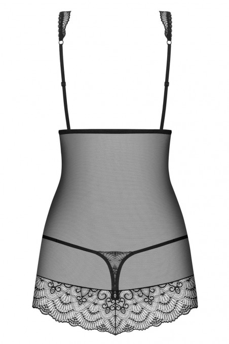 Бебідолл прозорий з трусиками Obsessive Firella babydoll