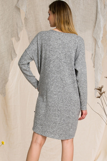 Теплое платье-туника Key LHD 211 B20
