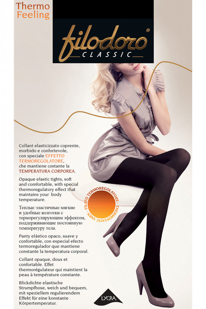 Термоколготки с вискозой Filodoro Thermo Feeling