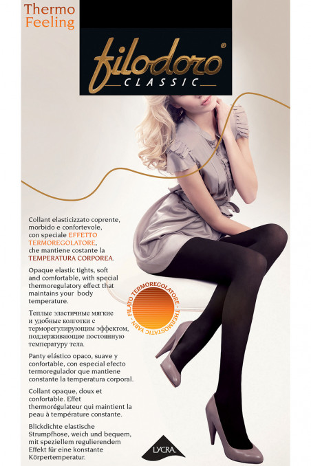 Термоколготкі з віскозою Filodoro Thermo Feeling