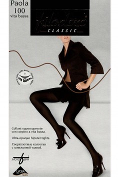 Щільні колготки з низькою талією Filodoro Paola 100 Vita Bassa