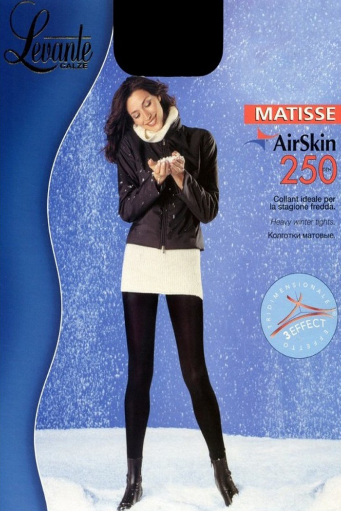 Теплі колготки з мікрофіброю LEVANTE Matisse AirSkin 250 den