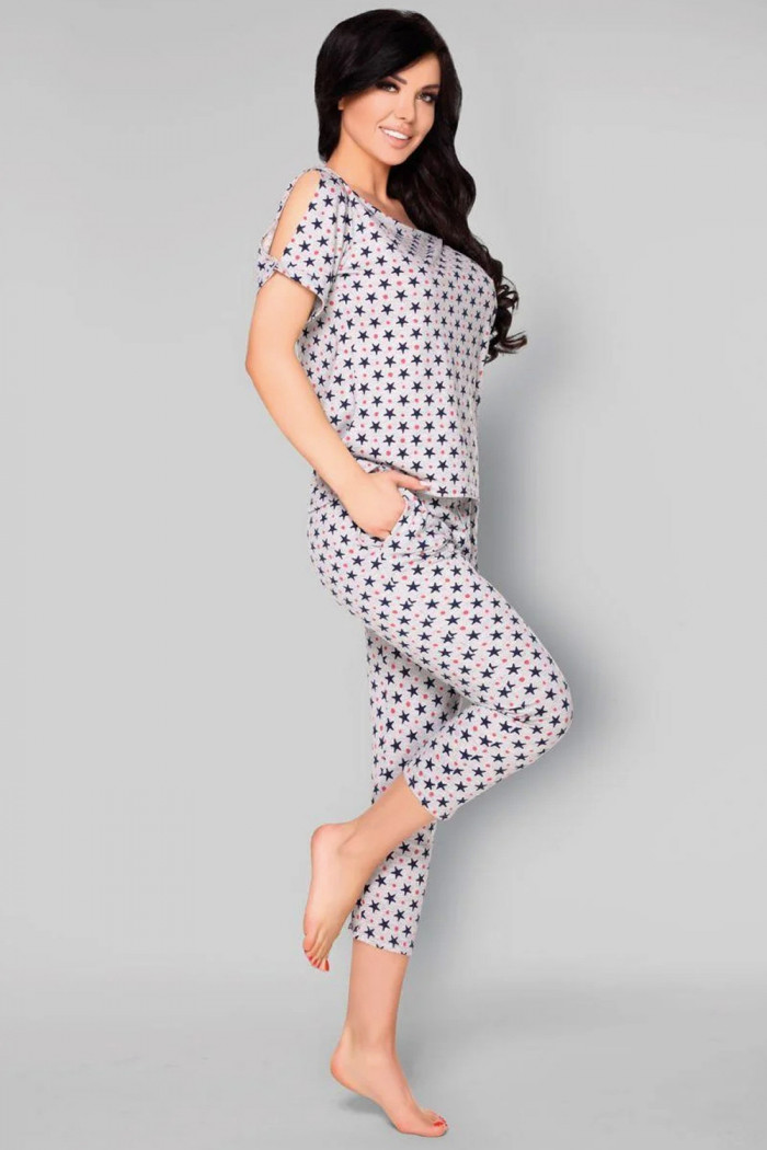 Бавовняна піжама зі штанами Livia Corsetti Anahila