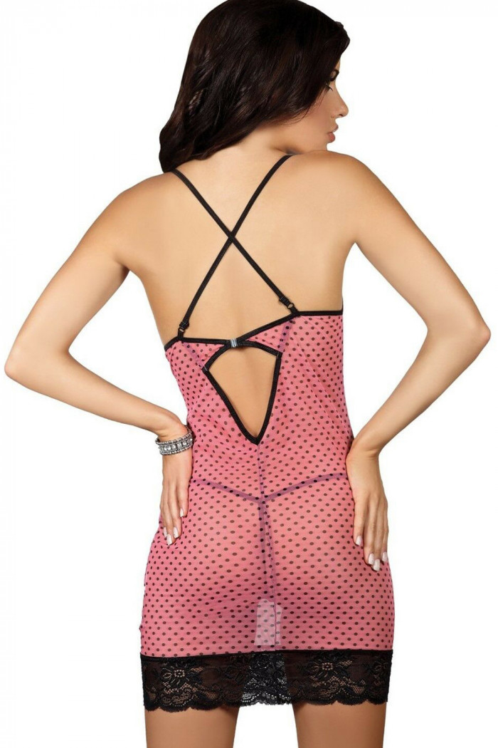 Напівпрозора сорочка в горошок Livia Corsetti Maricel