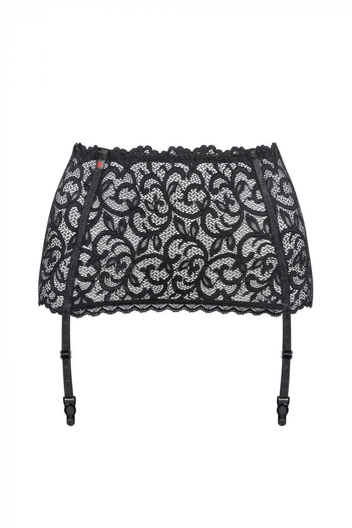 Мереживний пояс для панчіх Obsessive Joylace Garter Belt