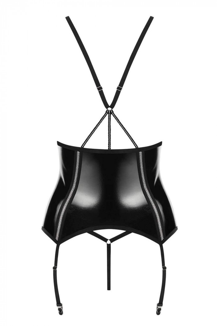 Латексный корсет с трусиками Obsessive Stormea Corset